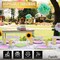 Exquisite 350 Pcs Plastic Plates for Party – Disposable Plates Set – 50 Each of 9" Dinner Plates, 7" Dessert Plates, Plastic Cups, Napkins & Plastic Cutlery – Plastic Dinnerware by Party Solids